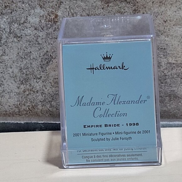Hallmark Collections Madame Alexander Merry Miniatures Empire Bride 1998 - Picture 5 of 11